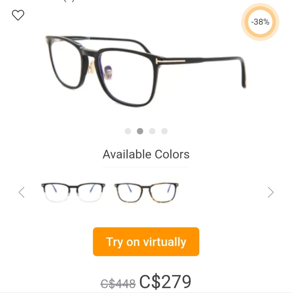 Tom Ford Frames - Black
